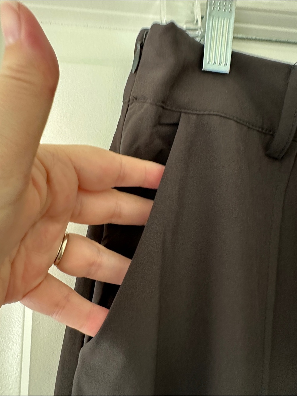 Classic A-Line Midi Skirt in Black - Picture 4 of 7